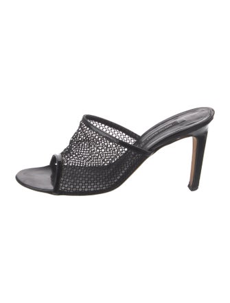 Bruno Magli Leather Slides