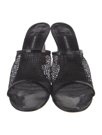 Bruno Magli Leather Slides