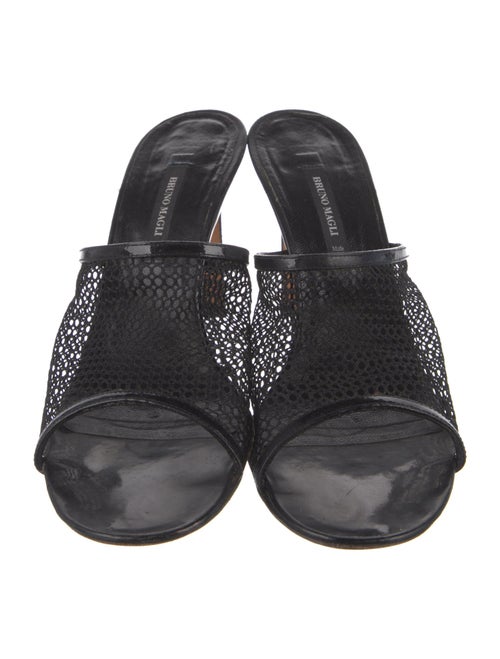 Bruno Magli Leather Slides