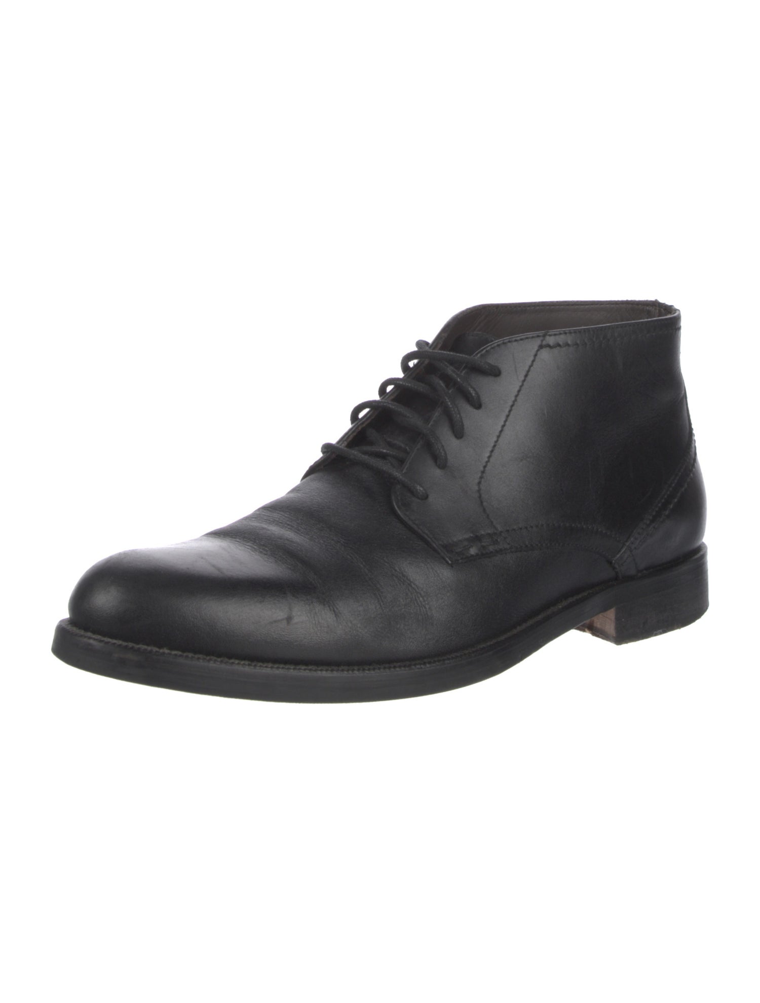 Bruno Magli Leather Lace-Up Boots