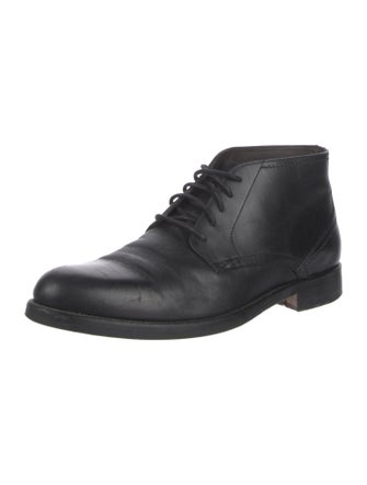 Bruno Magli Leather Lace-Up Boots