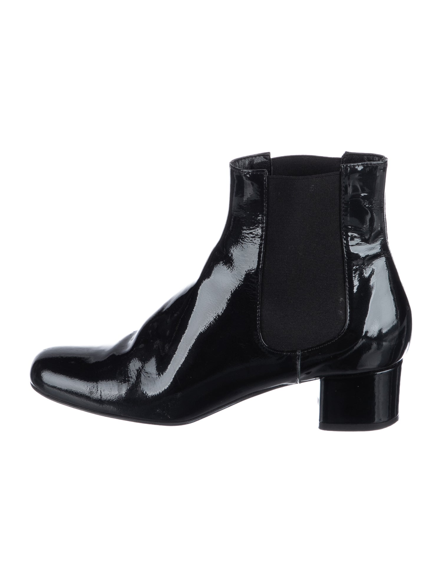 Bruno Magli Patent Leather Chelsea Boots