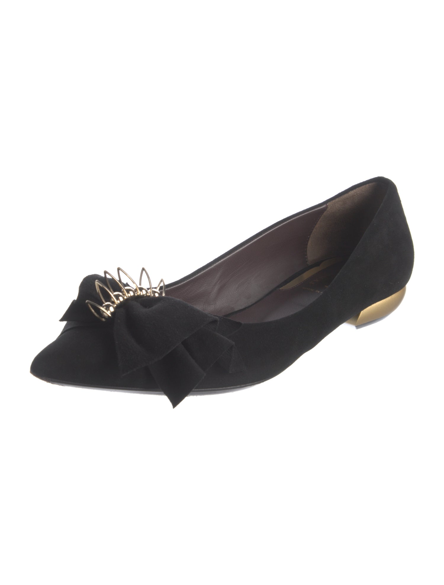 Bruno Magli Suede Ballet Flats