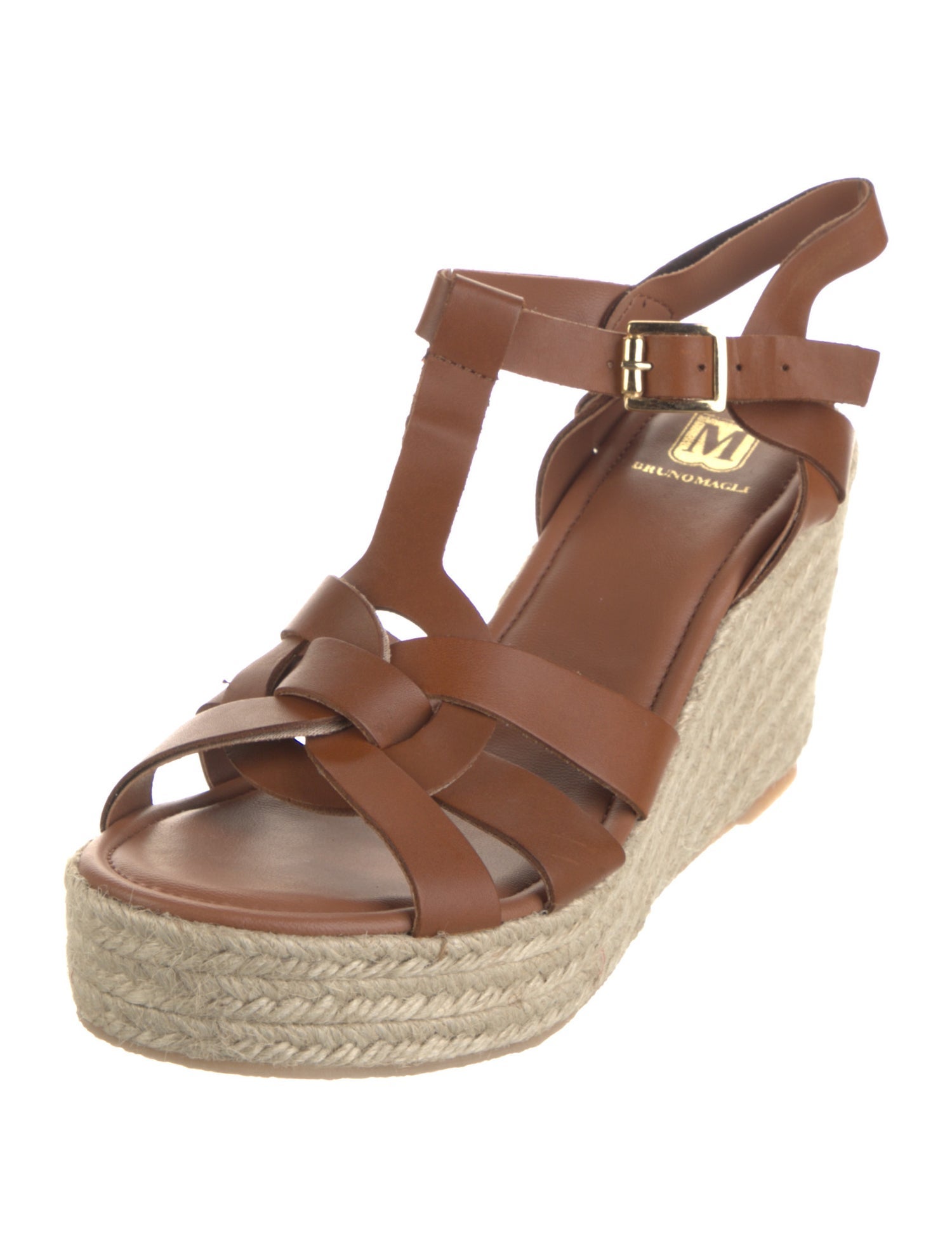 Bruno Magli Leather Espadrilles