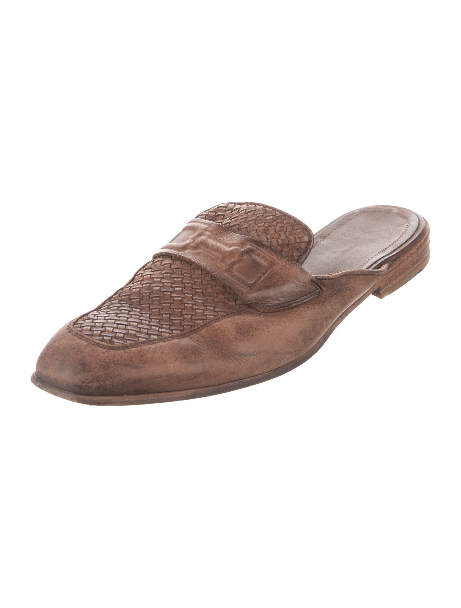 Bruno Magli Leather Slippers