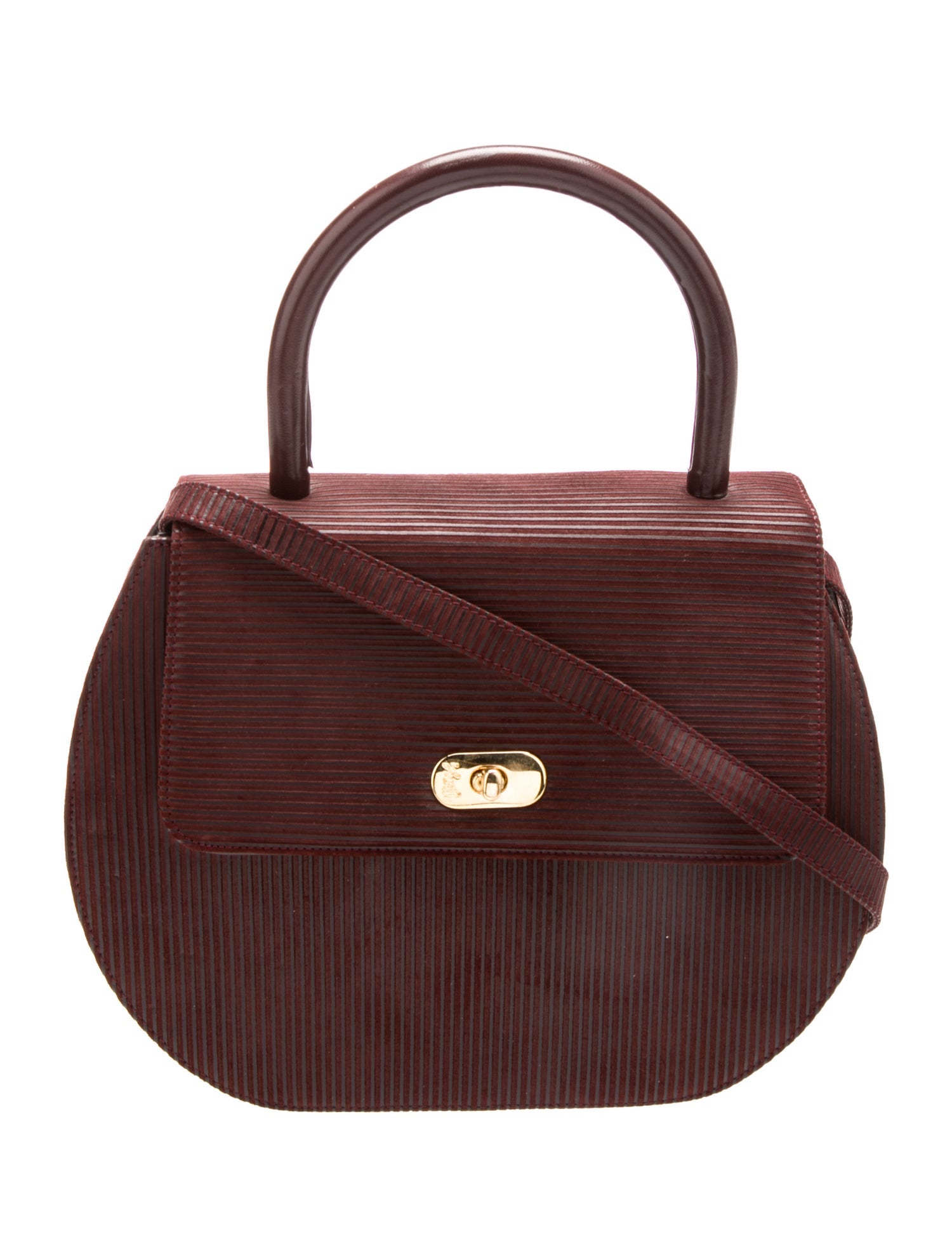 Bruno Magli Suede Top Handle Bag