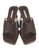 Bruno Magli Satin Slides