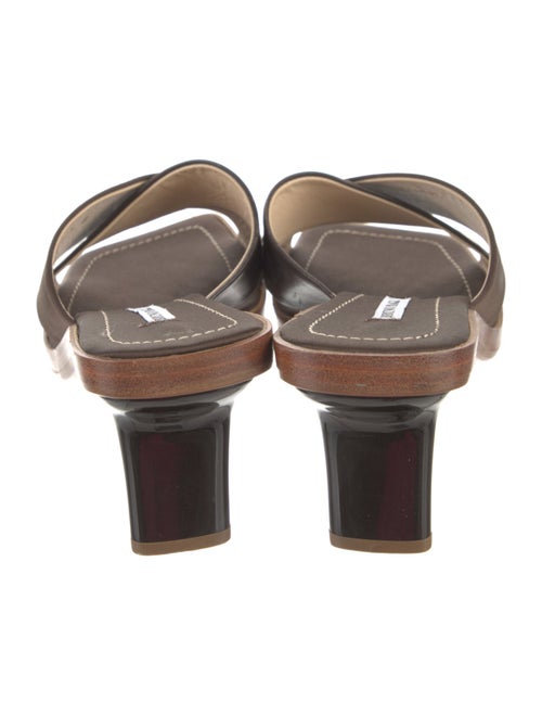 Bruno Magli Satin Slides