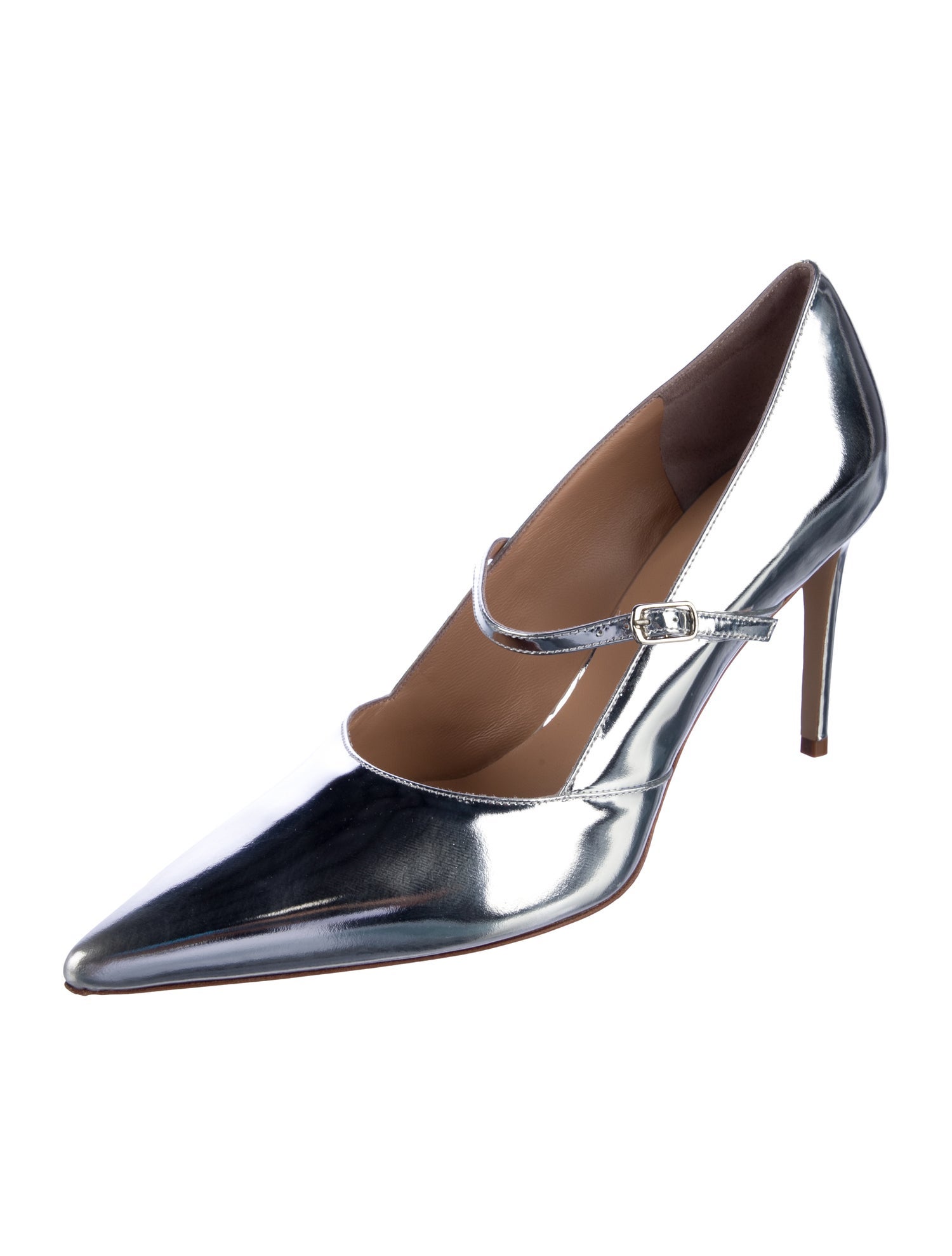 Bruno Magli Leather Slingback Pumps