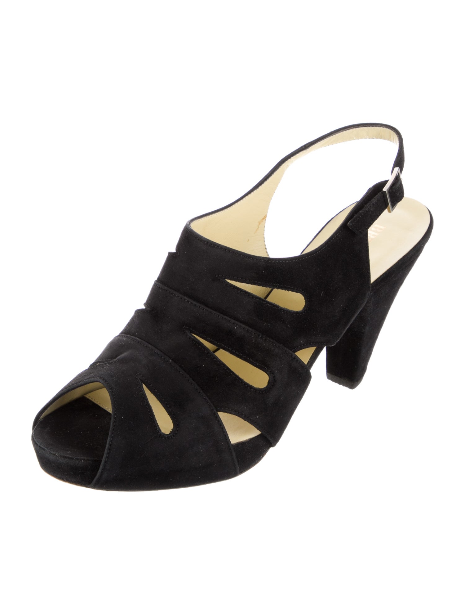 Bruno Magli Vintage Suede Slingback Sandals