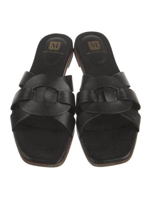 Bruno Magli Leather Slides