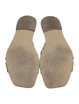 Bruno Magli Leather Slides