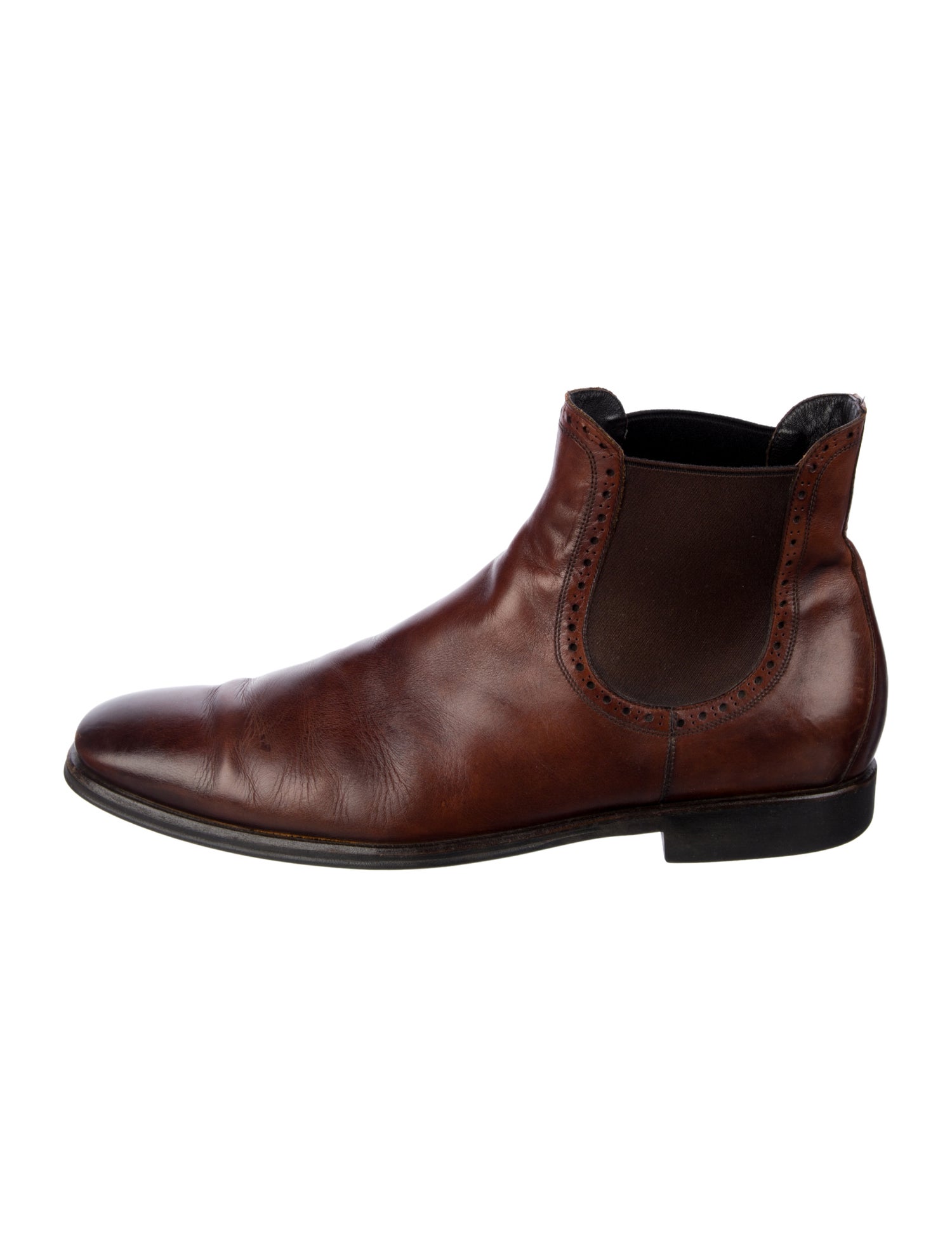 Bruno Magli Leather Chelsea Boots