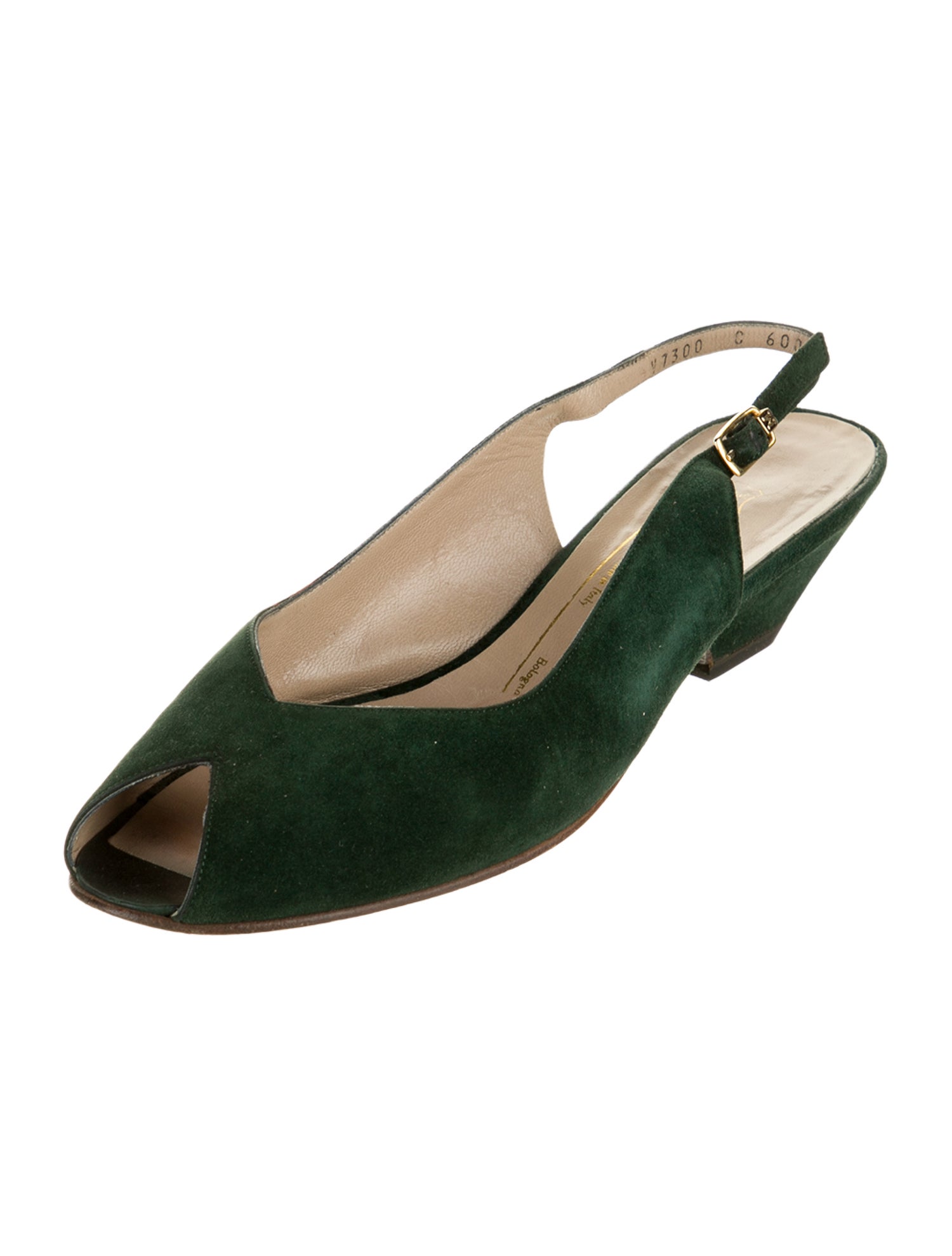 Bruno Magli Suede Slingback Flats