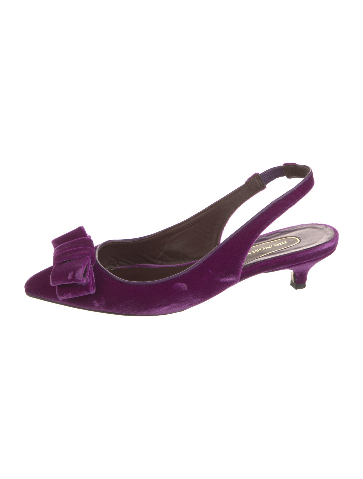 Bruno Magli Velvet Slingback Pumps