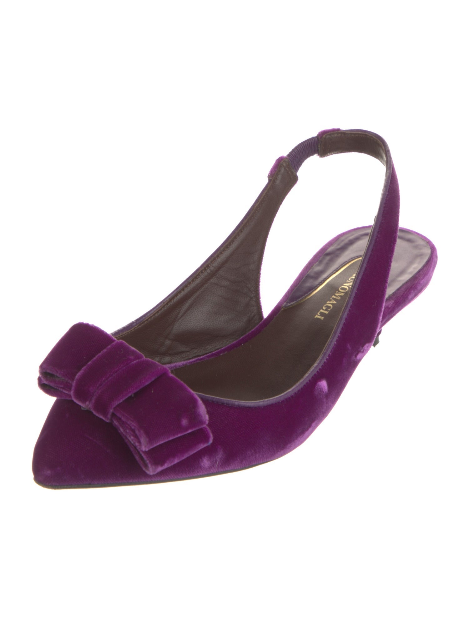 Bruno Magli Velvet Slingback Pumps