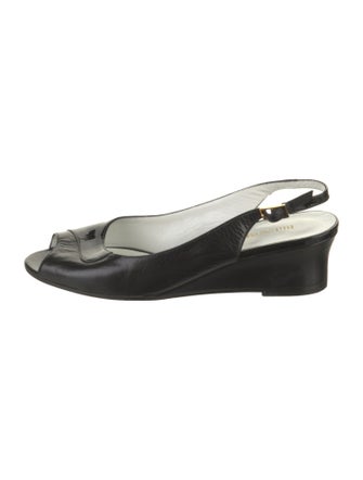 Bruno Magli Patent Leather Slingback Pumps