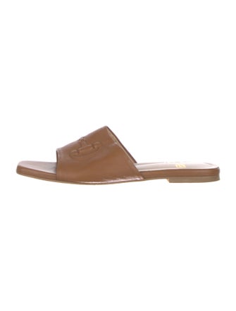 Bruno Magli Leather Slides