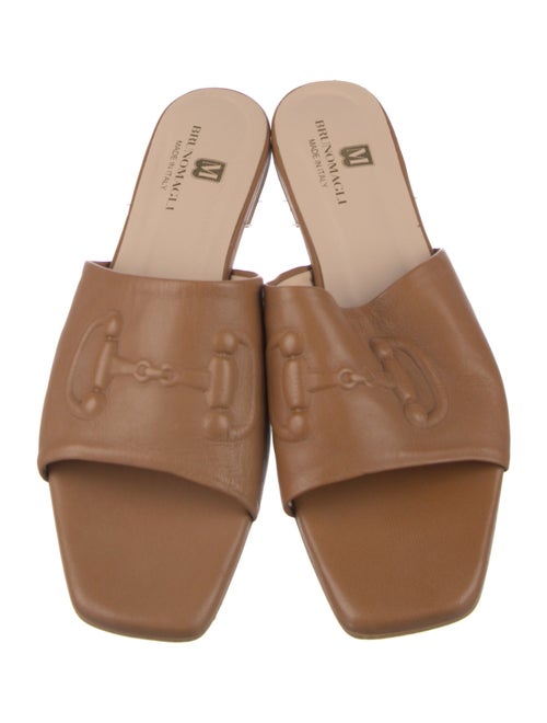 Bruno Magli Leather Slides