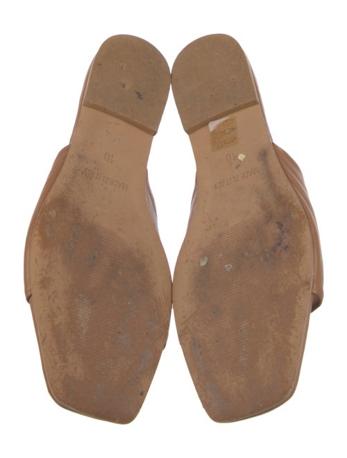 Bruno Magli Leather Slides