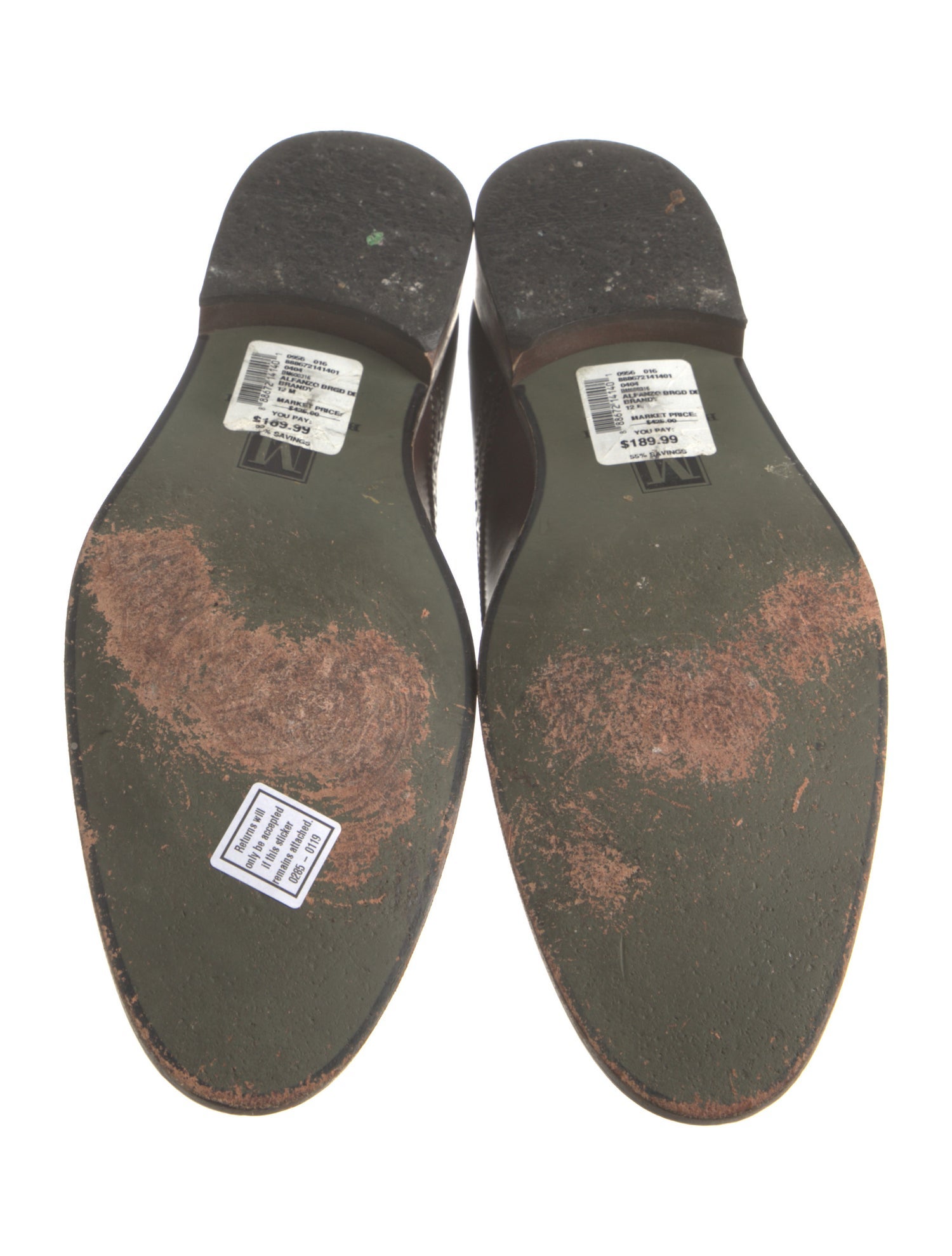 Bruno Magli Leather Lasercut Accents Monk Straps