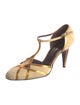 Bruno Magli Suede T-Strap Pumps