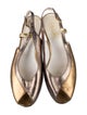 Bruno Magli Leather Colorblock Pattern Slingback Flats