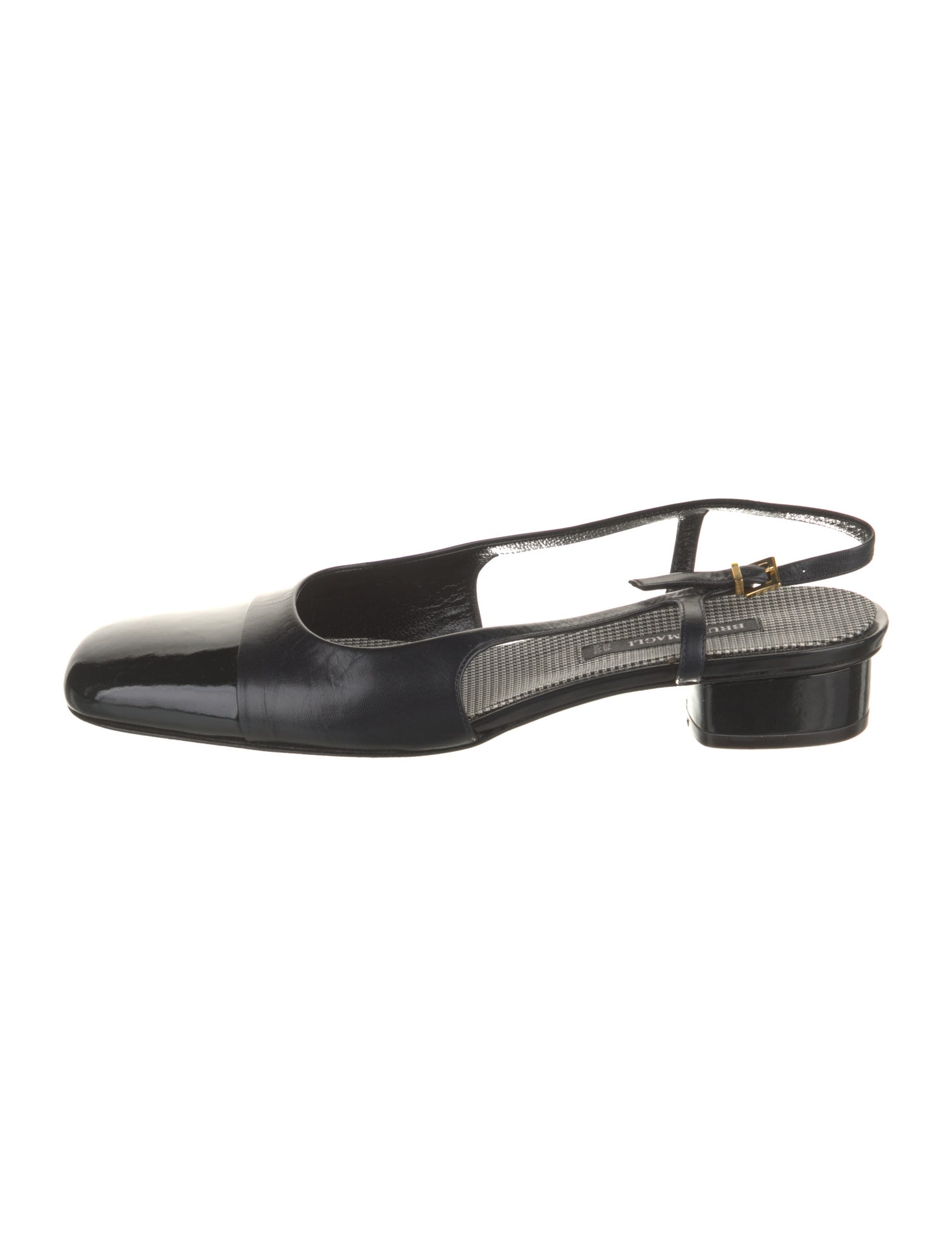 Bruno Magli Leather Slingback Flats