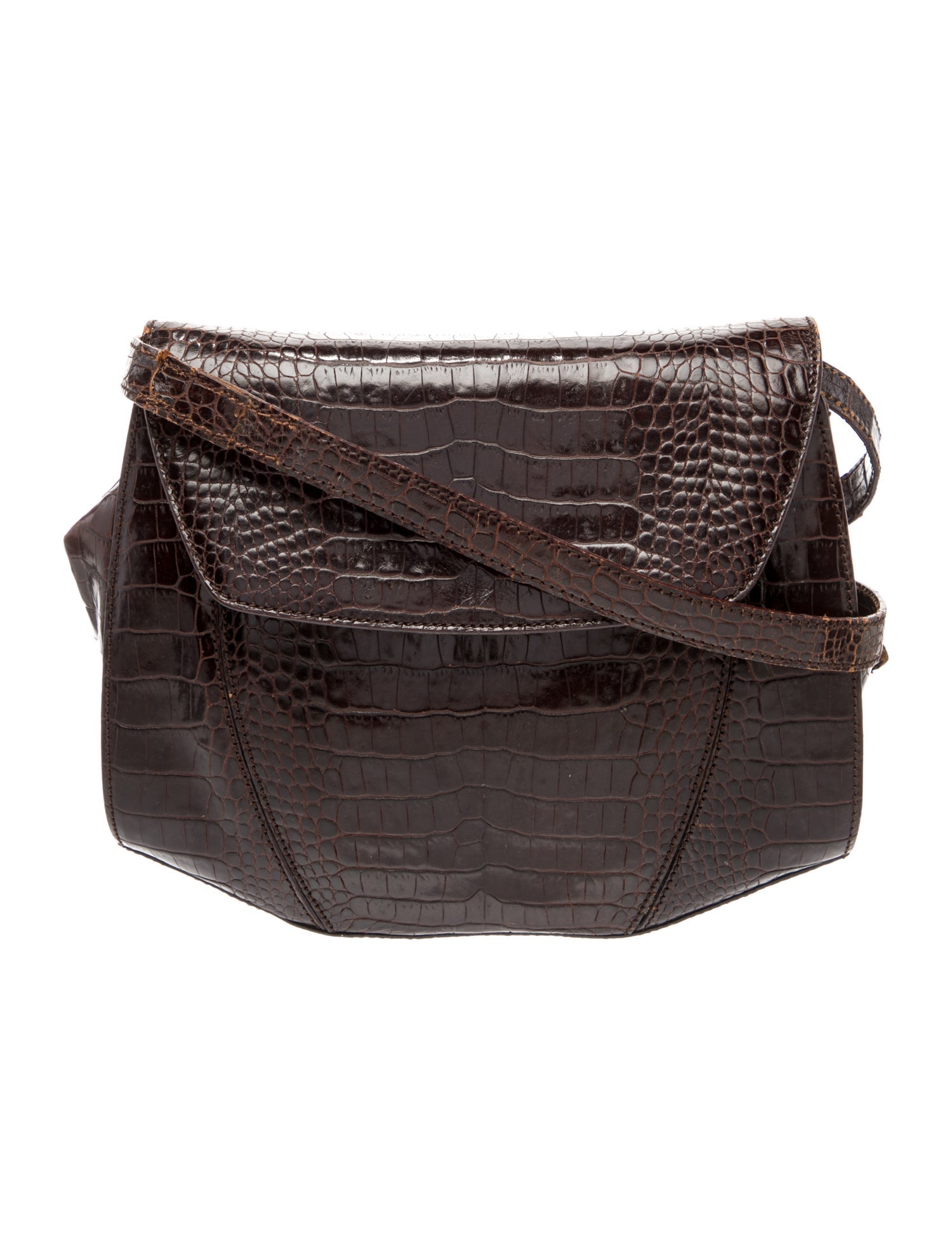 Bruno Magli Embossed Leather Shoulder Bag