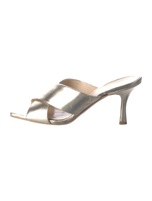 Bruno Magli Leather Slides