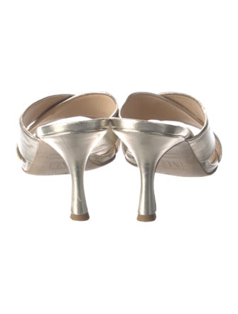 Bruno Magli Leather Slides