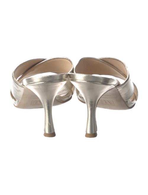 Bruno Magli Leather Slides