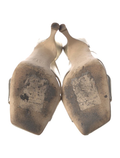 Bruno Magli Leather Slides