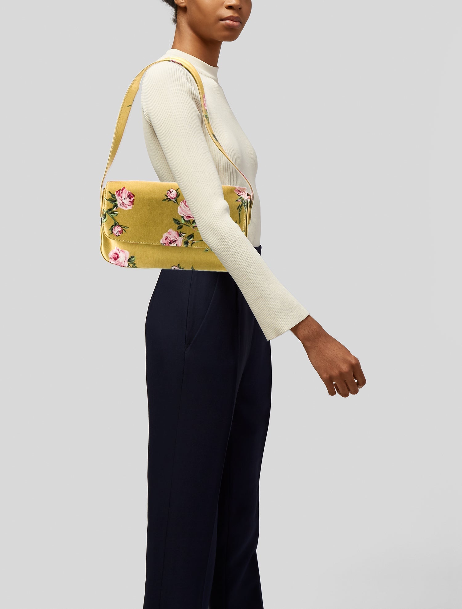 Bruno Magli Satin Shoulder Bag