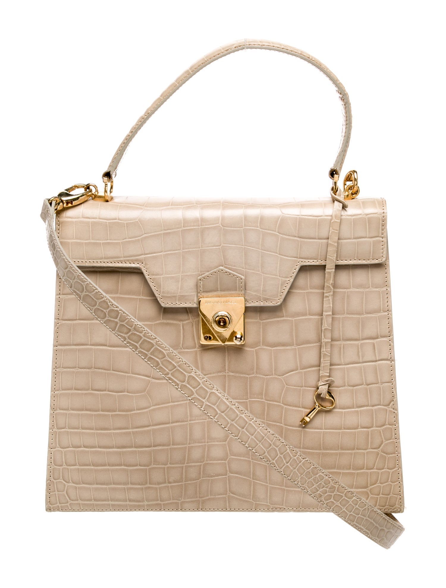 Bruno Magli Leather Top Handle Bag