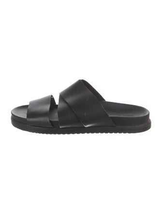Bruno Magli Leather Slides