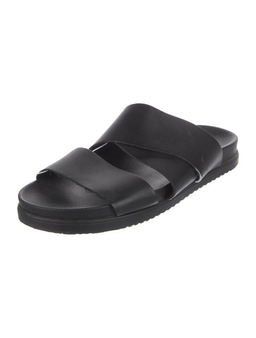 Bruno Magli Leather Slides