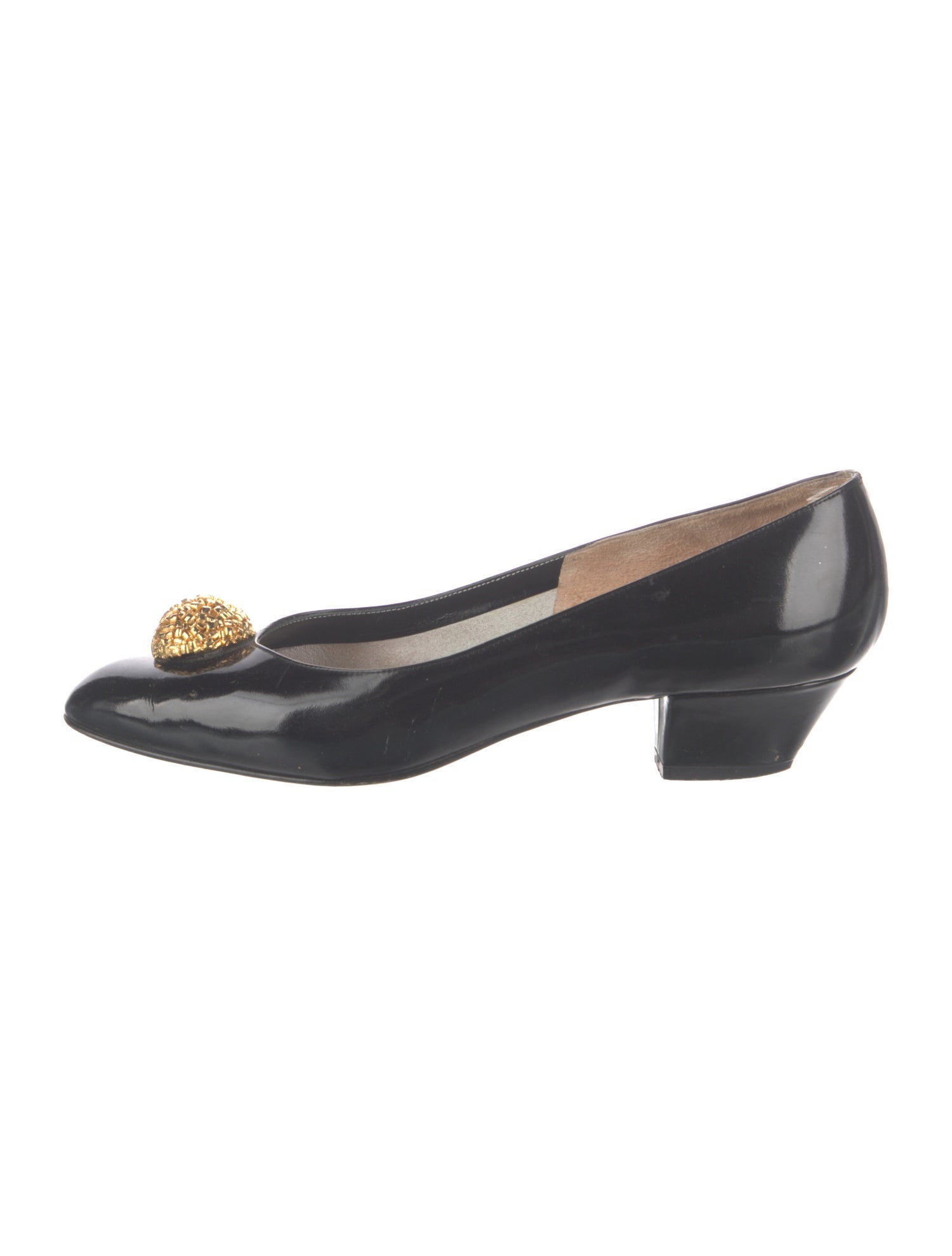 Bruno Magli Vintage Patent Leather Pumps