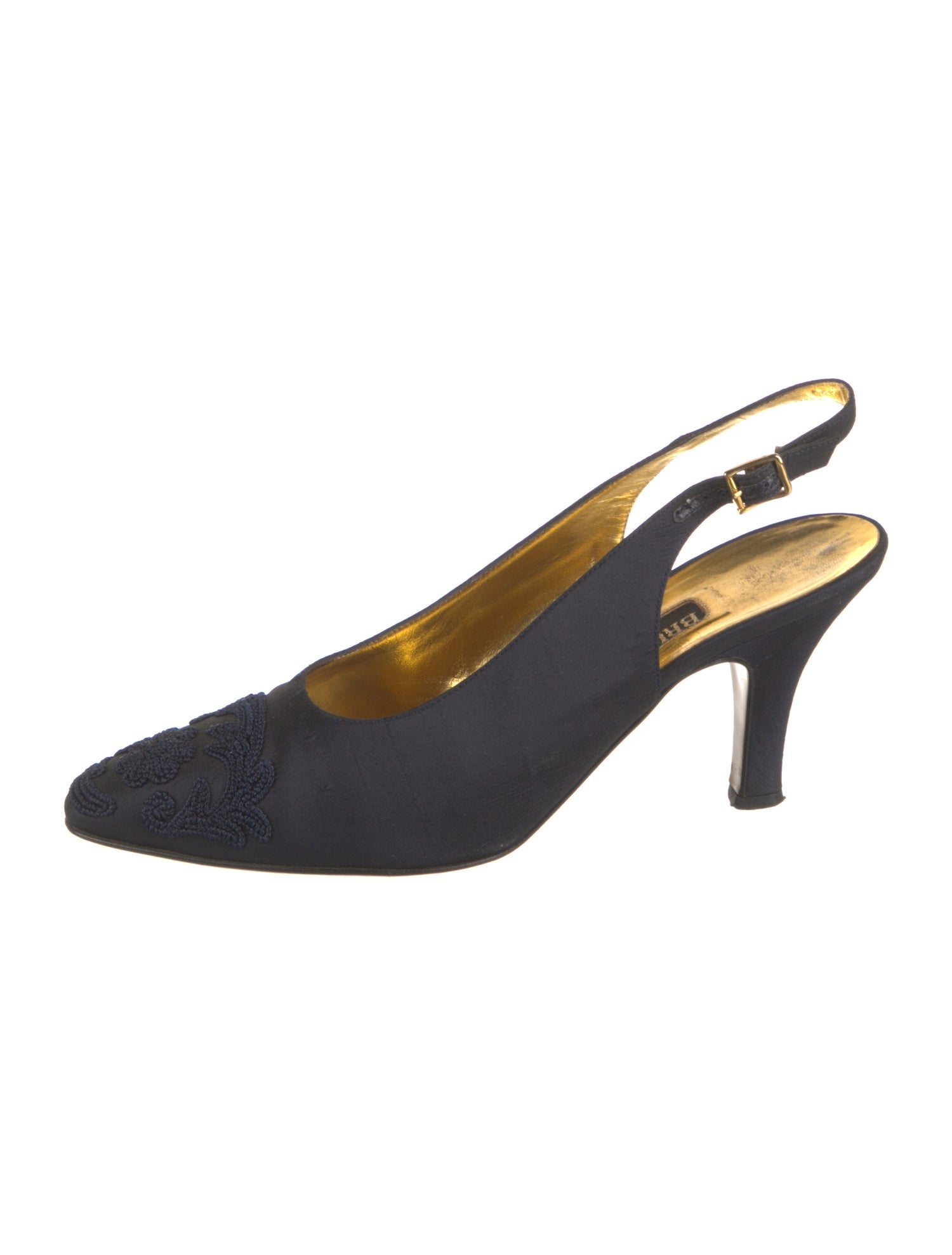 Bruno Magli Satin Slingback Pumps