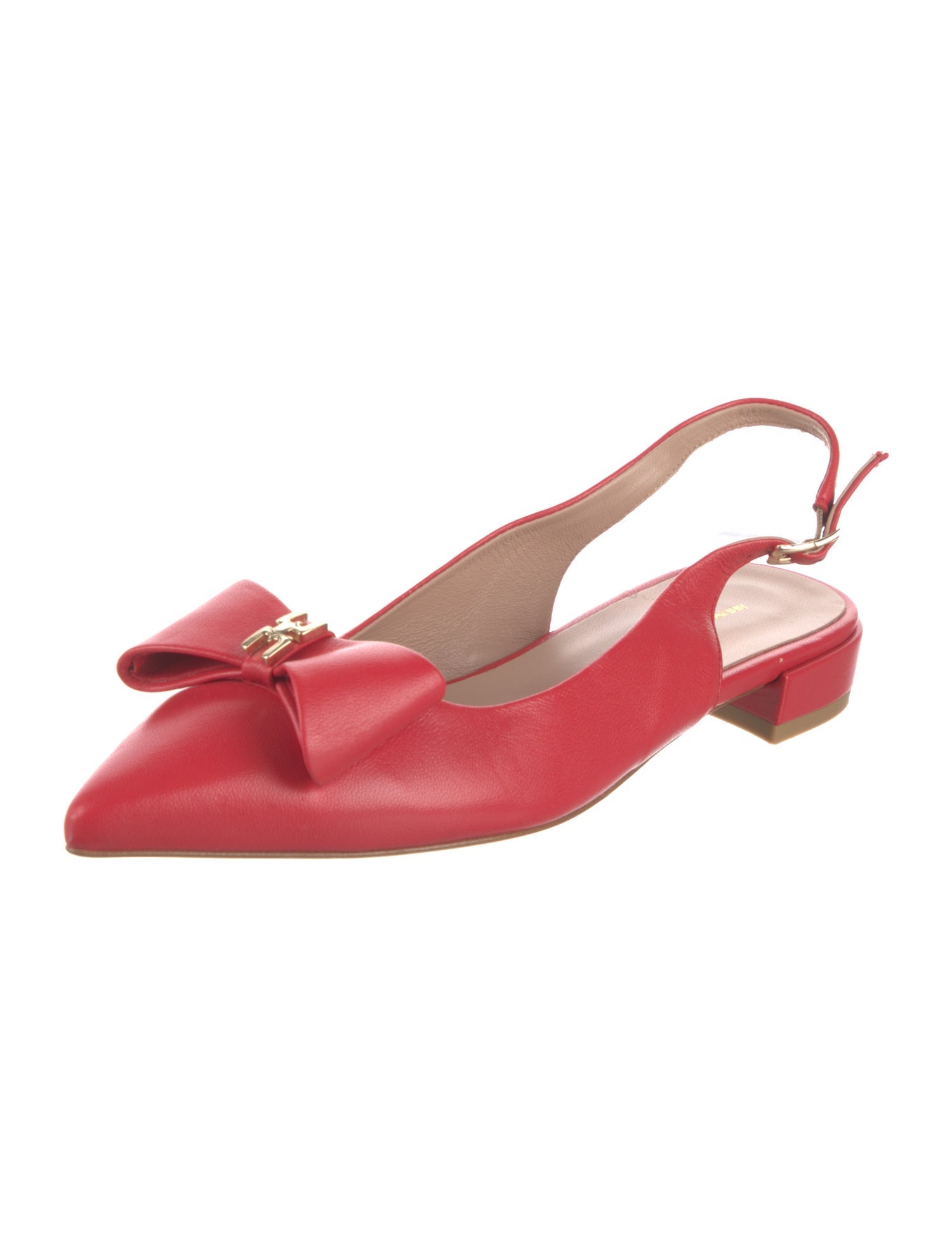 Bruno Magli Vintage Leather Slingback Flats