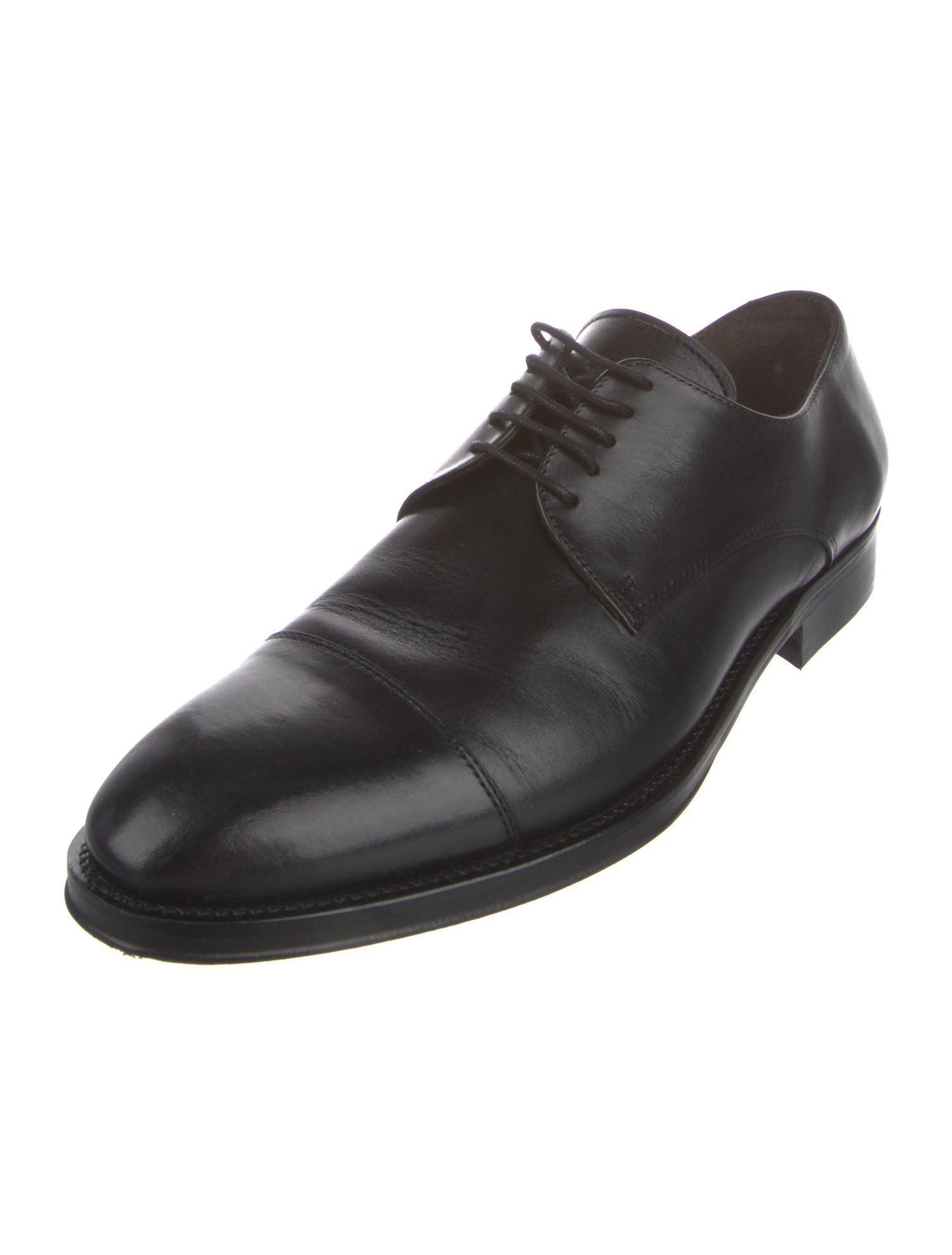 Bruno Magli Leather Derby Shoes