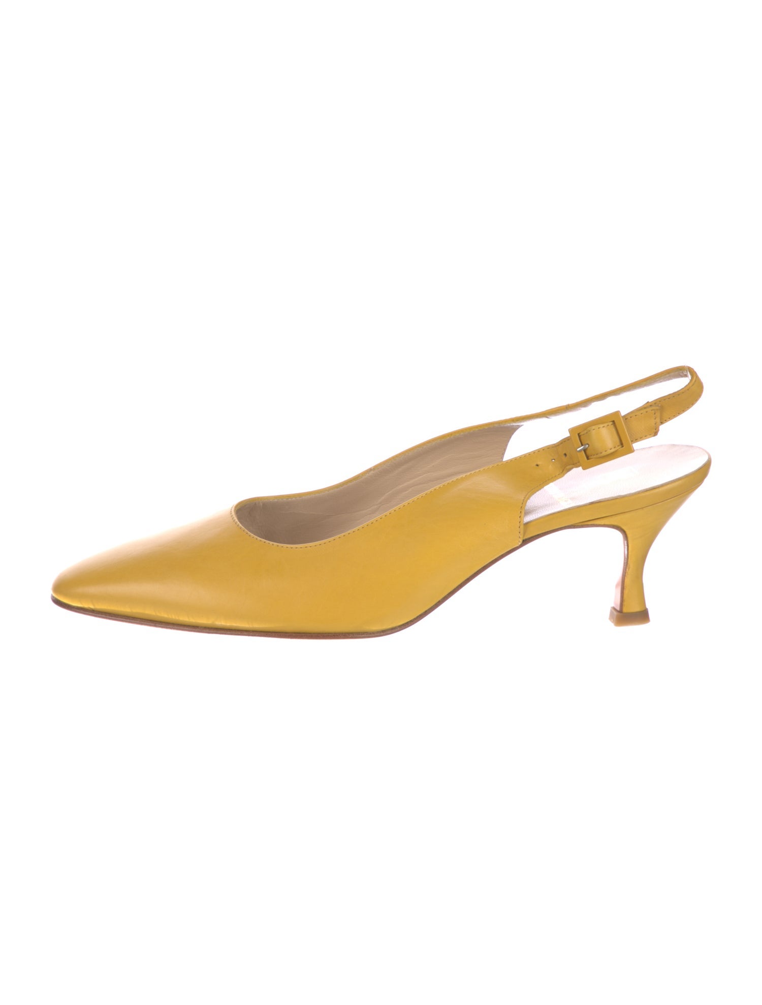 Bruno Magli Leather Slingback Pumps