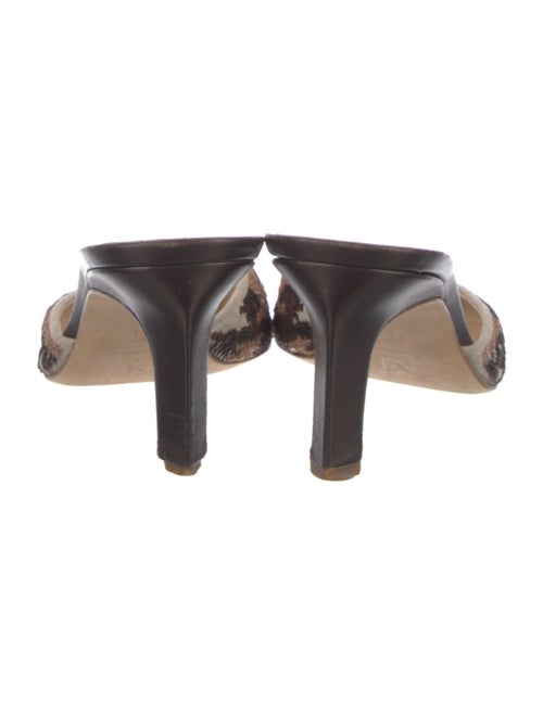 Bruno Magli Sequins Patterned Mules