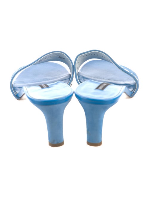 Bruno Magli Suede Studded Accents Slides