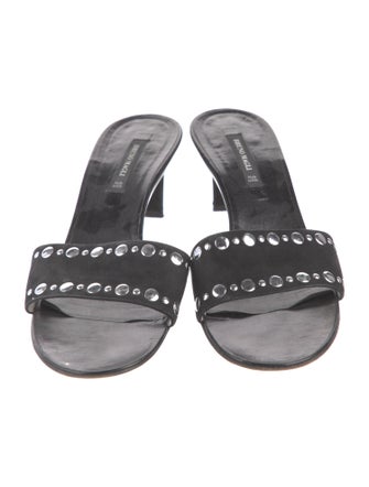 Bruno Magli Suede Slides
