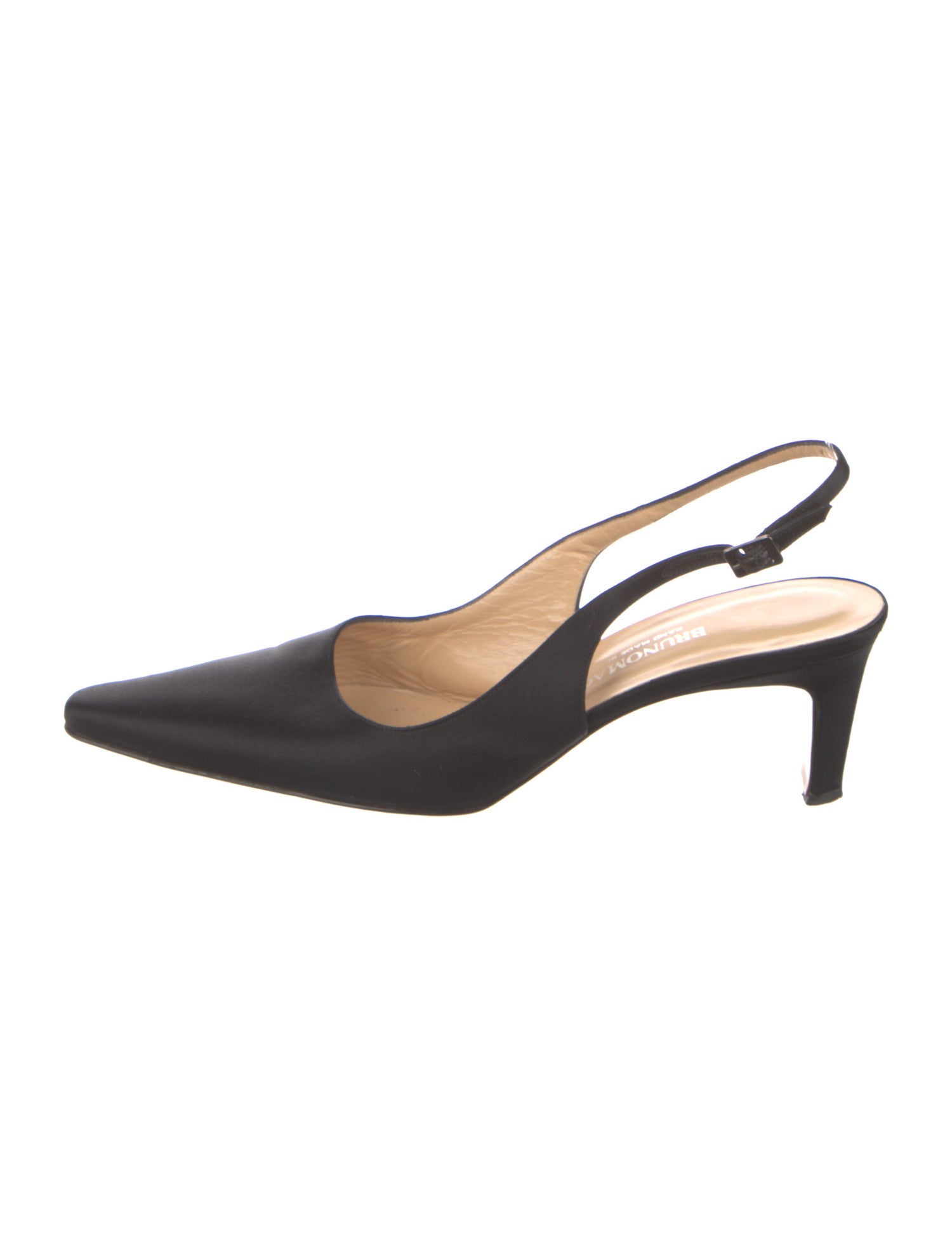 Bruno Magli Satin Slingback Pumps