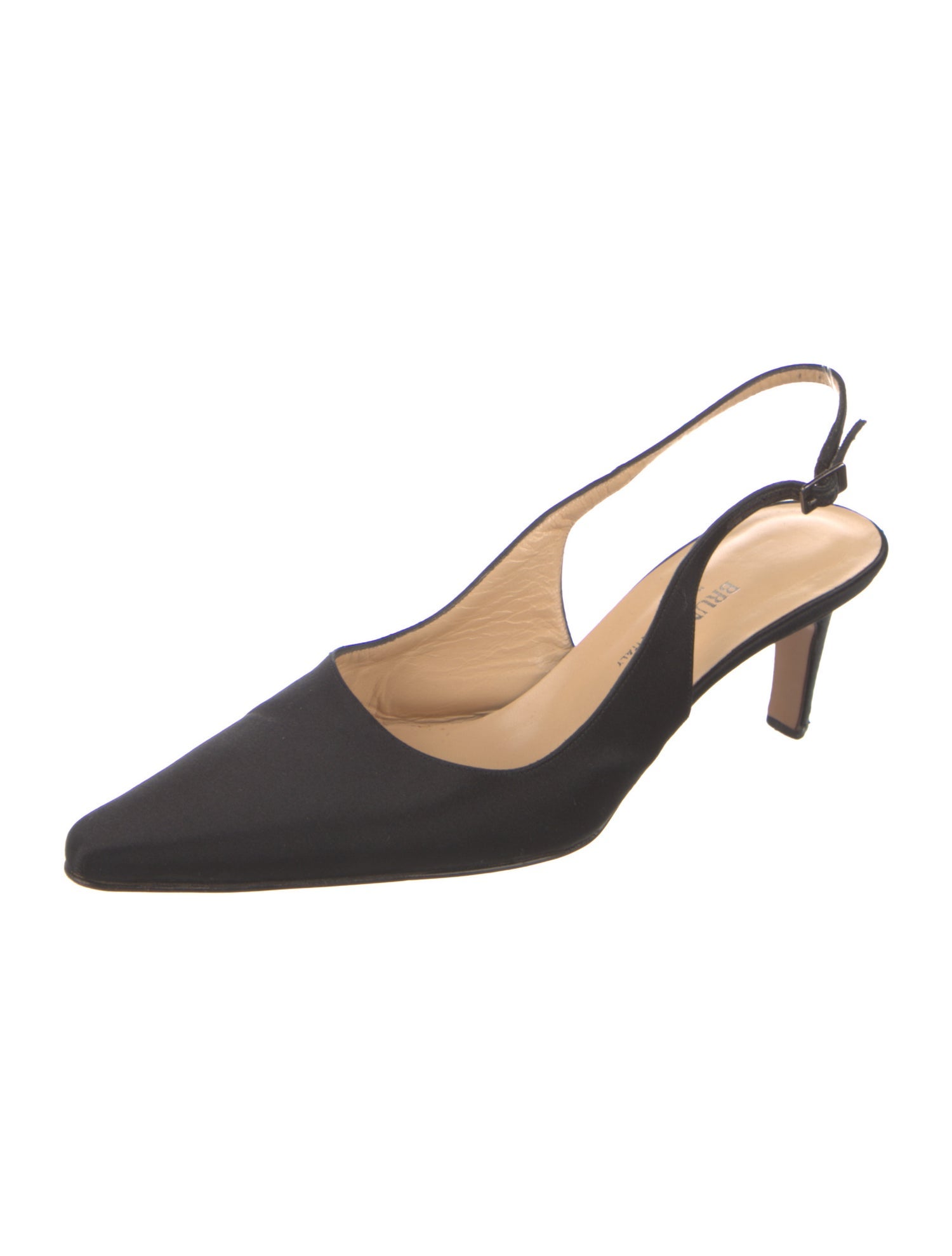 Bruno Magli Satin Slingback Pumps