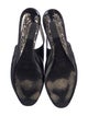 Bruno Magli Leather Crystal Embellishments Slingback Pumps