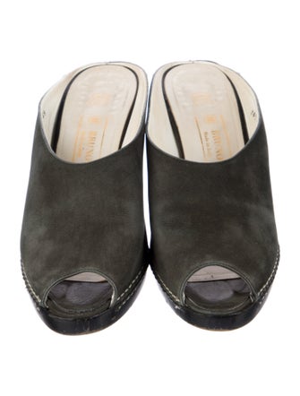 Bruno Magli Suede Slides