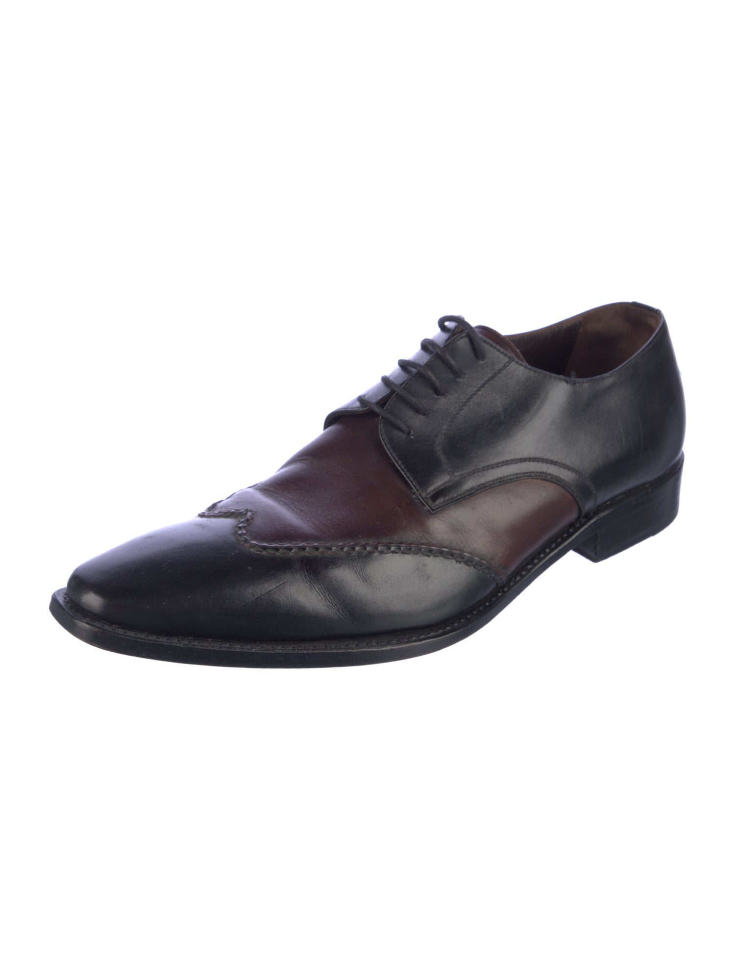 Bruno Magli Leather Derby Shoes